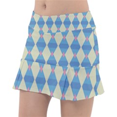 Pattern Texture Chevron Classic Tennis Skirt by Dutashop