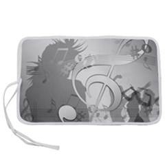 Dance Music Treble Clef Sound Girl Pen Storage Case (l) by Dutashop