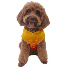Fractal Yellow Orange Dog Sweater by Dutashop