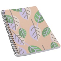 Leaf Pink 5 5  X 8 5  Notebook by Dutashop