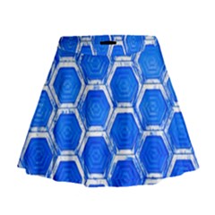 Hexagon Windows Mini Flare Skirt by essentialimage365