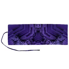 Mandala Neon Roll Up Canvas Pencil Holder (m) by Dutashop
