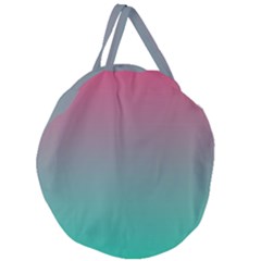 Teal Sangria Collection Giant Round Zipper Tote by SpangleCustomWear