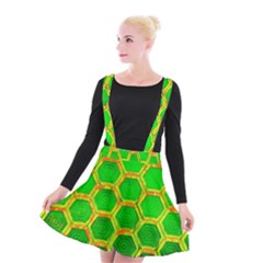 Hexagon Window Suspender Skater Skirt by essentialimage365