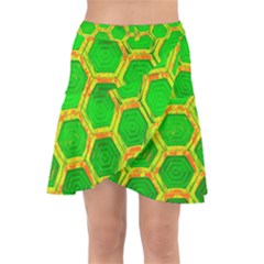Hexagon Window Wrap Front Skirt by essentialimage365