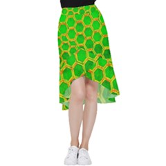 Hexagon Window Frill Hi Low Chiffon Skirt by essentialimage365