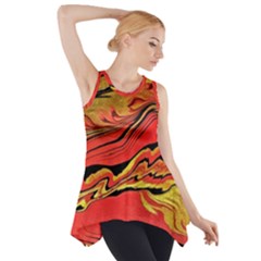 Warrior Spirit Side Drop Tank Tunic by BrenZenCreations