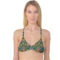 Sugar Skulls Pattern Reversible Tri Bikini Top View3