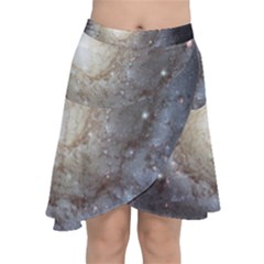 Spiral Galaxy Chiffon Wrap Front Skirt by ExtraAwesomeSauce