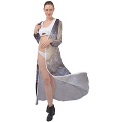 Spiral Galaxy Maxi Chiffon Beach Wrap by ExtraAwesomeSauce