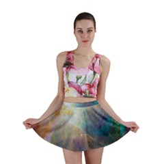 Colorful Galaxy Mini Skirt by ExtraAwesomeSauce