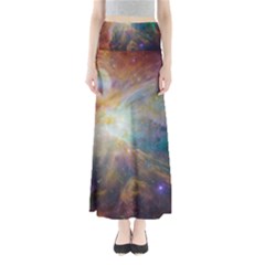 Colorful Galaxy Full Length Maxi Skirt by ExtraAwesomeSauce