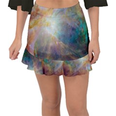 Colorful Galaxy Fishtail Mini Chiffon Skirt by ExtraAwesomeSauce