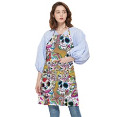 Sugar Skulls Pocket Apron by ExtraAwesomeSauce