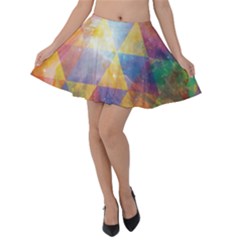Space Design Velvet Skater Skirt by ExtraAwesomeSauce