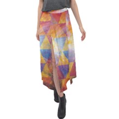 Space Design Velour Split Maxi Skirt by ExtraAwesomeSauce
