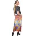 Space Design Velour Split Maxi Skirt View2