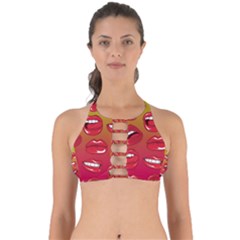 Hot Lips Perfectly Cut Out Bikini Top by ExtraAwesomeSauce