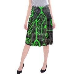 Tech Midi Beach Skirt by ExtraAwesomeSauce