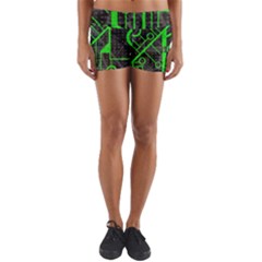 Tech Yoga Shorts by ExtraAwesomeSauce