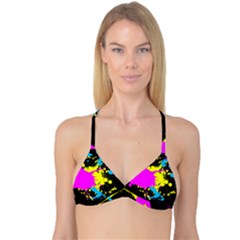 Splatter Splatter Reversible Tri Bikini Top by ExtraAwesomeSauce