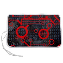 Tech - Red Pen Storage Case (l) by ExtraAwesomeSauce