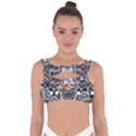 Sugar Skulls Bw Bandaged Up Bikini Top View1