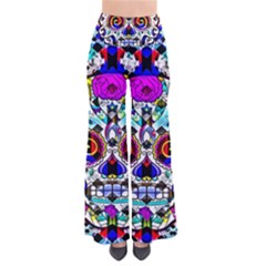 Sugar Skull Pattern 2 So Vintage Palazzo Pants by ExtraAwesomeSauce
