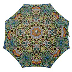 Sugar Skulls Pattern Straight Umbrellas by ExtraAwesomeSauce