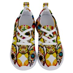 Sugar Skulls Running Shoes by ExtraAwesomeSauce