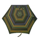 Multicolored Linear Abstract Print Mini Folding Umbrellas View1