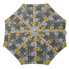 Cute Cat Pattern Straight Umbrellas by ExtraAwesomeSauce