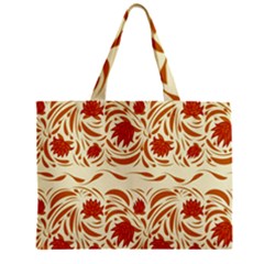 Ornamental Flowers Zipper Mini Tote Bag by Eskimos
