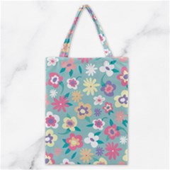 Floral Pattern Classic Tote Bag by ExtraAwesomeSauce