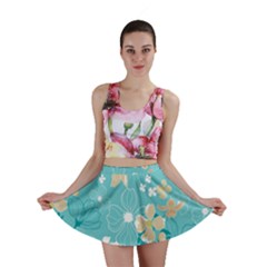 Floral Pattern Mini Skirt by ExtraAwesomeSauce