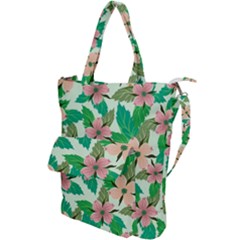 Floral Pattern Shoulder Tote Bag by ExtraAwesomeSauce