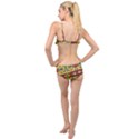 Leaves Pattern Layered Top Bikini Set View2