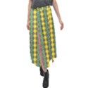 Native American Pattern Velour Split Maxi Skirt View1