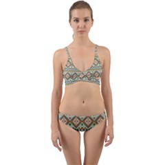 Native American Pattern Wrap Around Bikini Set by ExtraAwesomeSauce