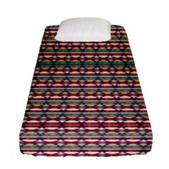 Native American Pattern Fitted Sheet (single Size) by ExtraAwesomeSauce