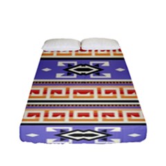 Native American Pattern Fitted Sheet (full/ Double Size) by ExtraAwesomeSauce