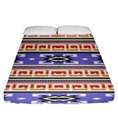 Native American Pattern Fitted Sheet (king Size) by ExtraAwesomeSauce