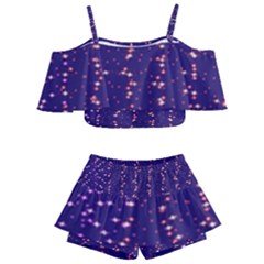 Sparkles Kids  Off Shoulder Skirt Bikini by Sparkle