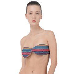 Native American Pattern Classic Bandeau Bikini Top  by ExtraAwesomeSauce
