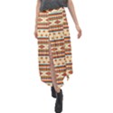 Native American Pattern Velour Split Maxi Skirt View1