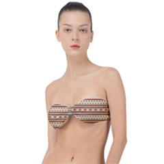 Native American Pattern Classic Bandeau Bikini Top  by ExtraAwesomeSauce