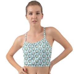 Summer Pattern Mini Tank Bikini Top by ExtraAwesomeSauce