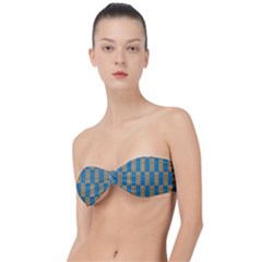Tartan Pattern Classic Bandeau Bikini Top  by ExtraAwesomeSauce