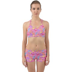 Watercolor Cats Pattern Back Web Gym Set by ExtraAwesomeSauce