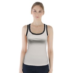 Abalone Grey Racer Back Sports Top by FashionBoulevard